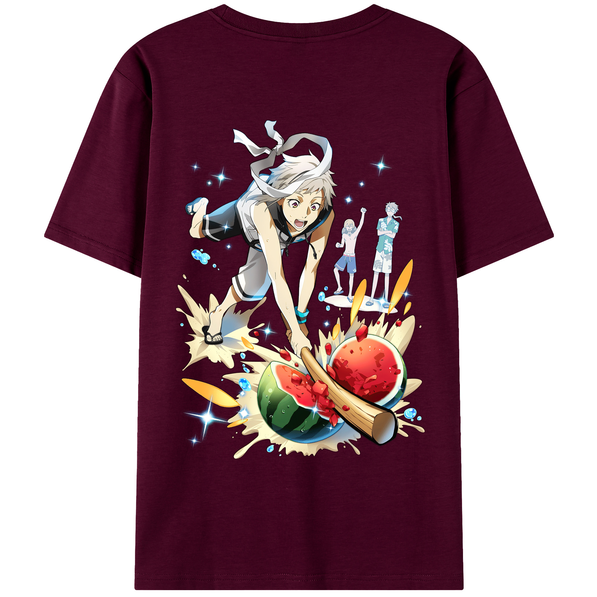 （画像用） 文豪ストレイドッグス Bungo Stray Dogs レディース半袖Tシャツ(バックプリント)